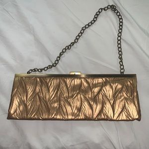 Jessica McClintock copper clutch
